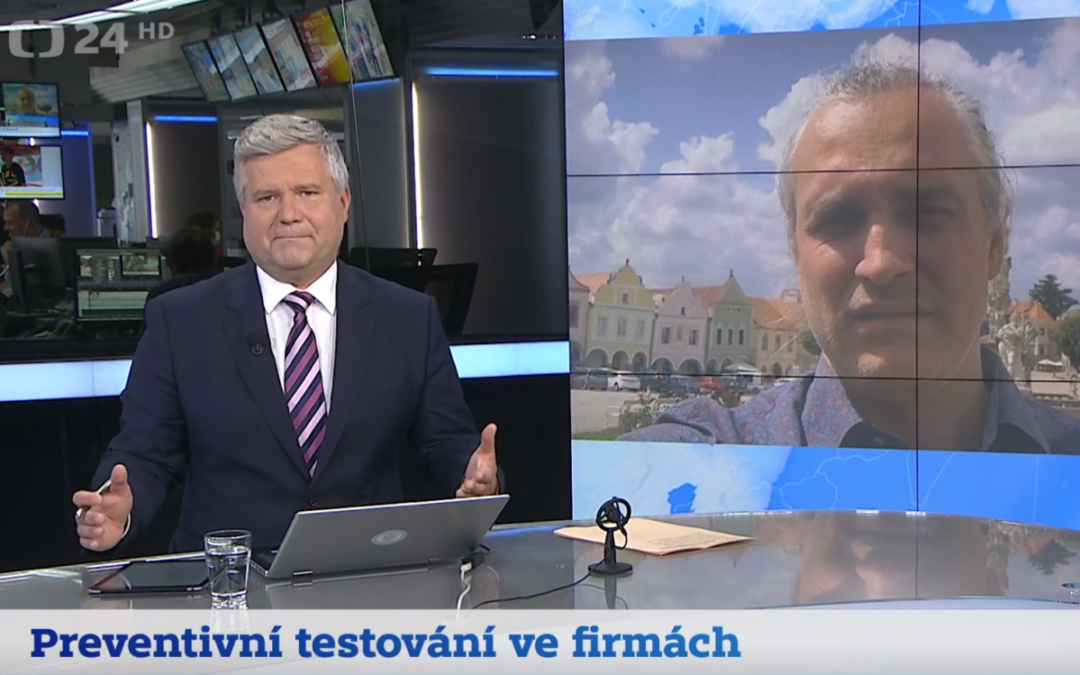 Studio ČT24, Dobrovolné plošné testování ve firmách